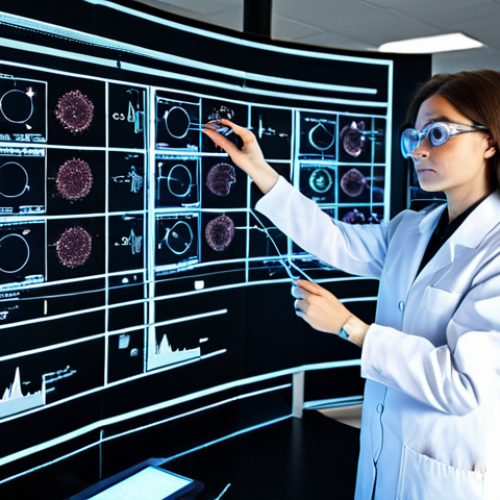 Home 14 Quantum Lab Visualization**
"A brightly lit, modern physics laboratory. A female scientist in a fully clothed lab coat and safety glasses is adjusting complex equipment involving lasers and glowing crystals. Wires and monitors display intricate data visualizations of entangled particles. Background features scientific diagrams and equations on whiteboards. Safe for work, appropriate content, fully clothed, professional, perfect anatomy, correct proportions, high-quality rendering, realistic lighting, family-friendly."
**
