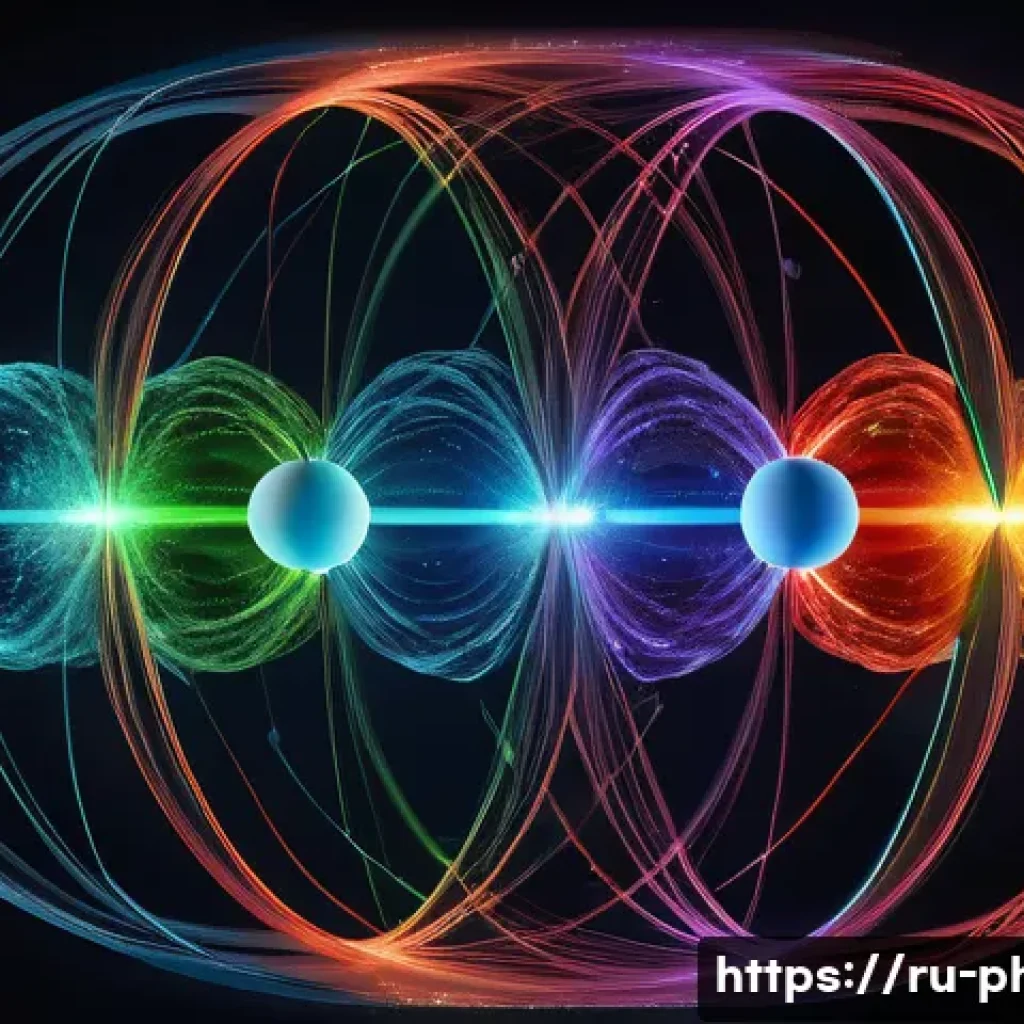 표준 모형과 입자 물리학 - A highly detailed scientific illustration of quarks inside a proton, showing six types of quarks (up...